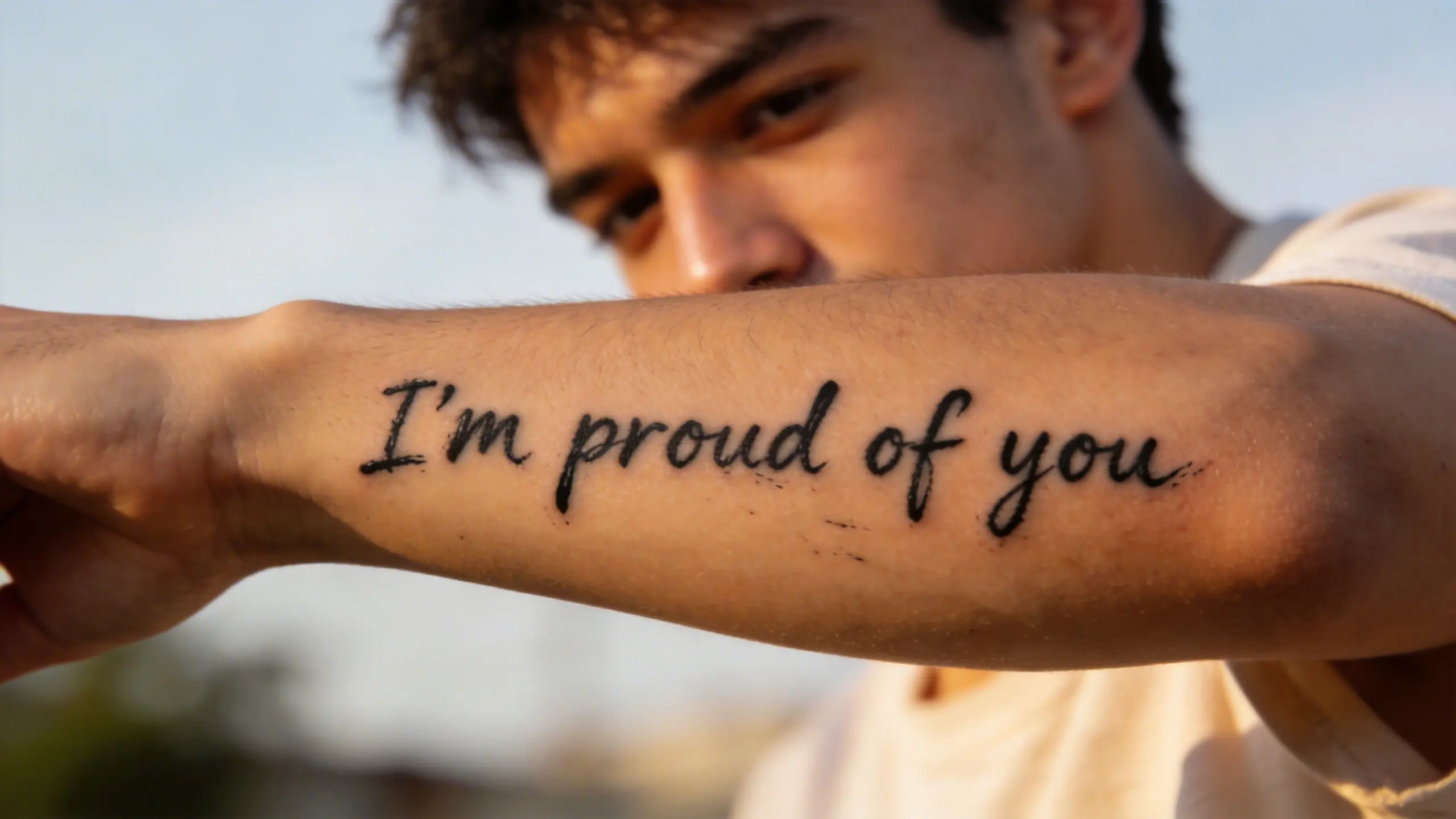 Handwritten note tattoo inspiration